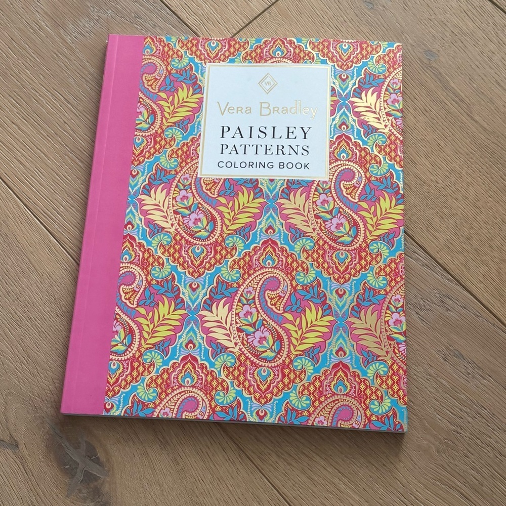 Vera Bradley Paisley Patterns Coloring Book